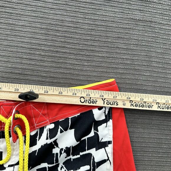 Nasty Pig Board Shorts Men 32 Red Black Polyester Beach Swimming Outdoors. - Picture 4 of 8